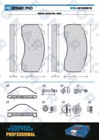 FOMAR FRICTION FO 675481